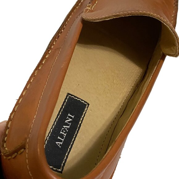 Alfani Indy Slip On Mens Loafers Size 8 Tan Brown Driving Mocs - Picture 5 of 8